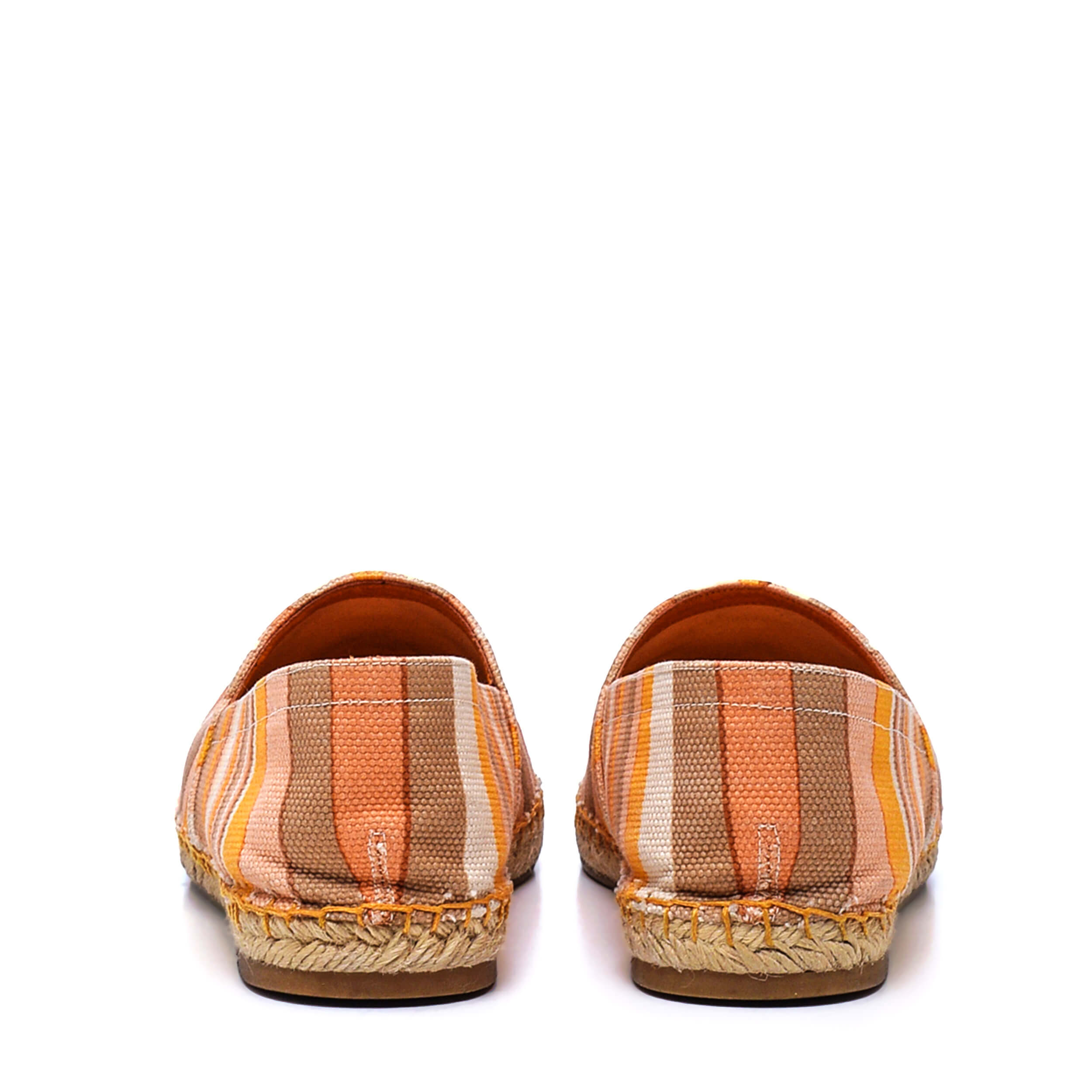 Valentino - Multicolor Canvas Native Couture 1975 Print Espadrilles / 37